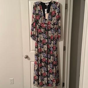 NWT Wrap Floral Maxi Dress Size XS